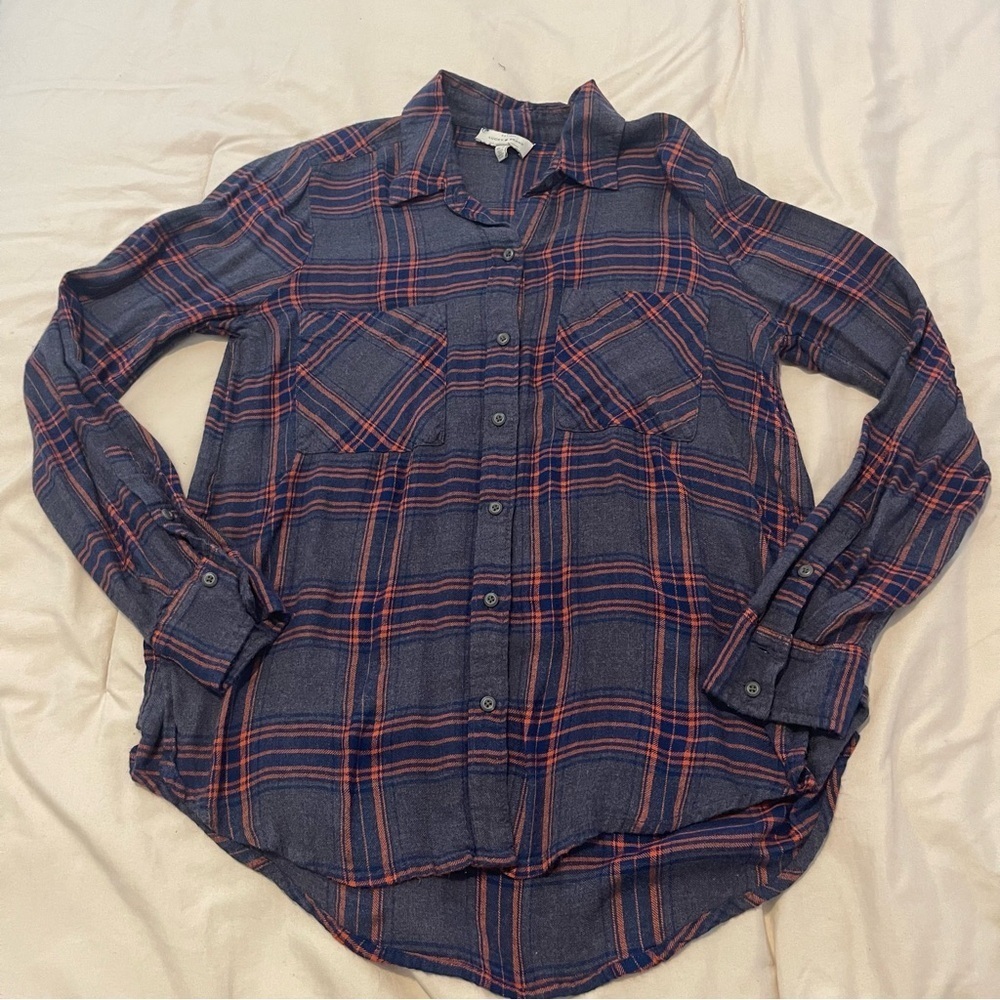 Lucky Brand Plaid Women’s Button-Up Shirt Size XS